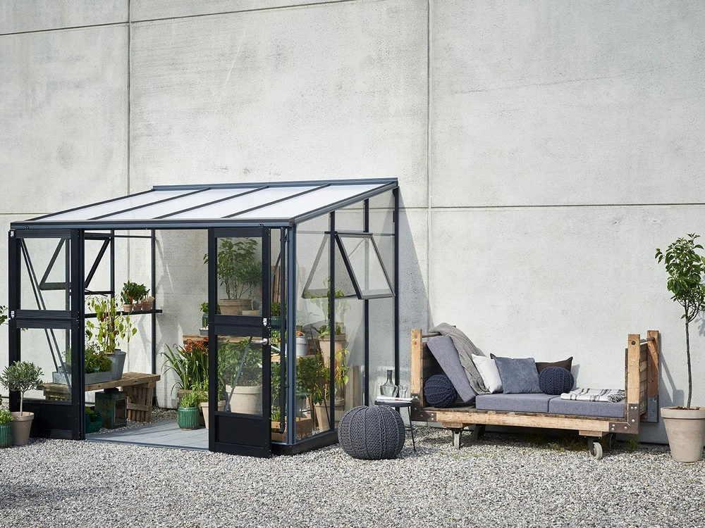 Royal Well Muurkas Veranda 6,6 Antracietgrijs Gecoat - Afbeelding 2